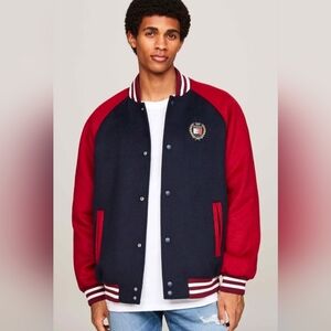 Tommy Hilfiger Vintage Varsity Jacket. Sz-Lg NWT!